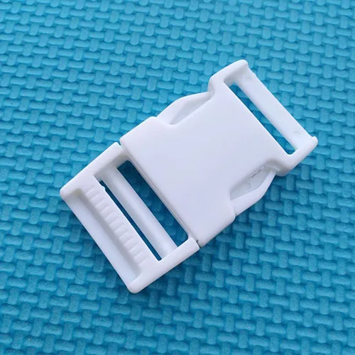 30pcs/lot 25mm white POM Clip Buckles plastic buckles side release