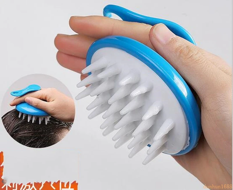 US $405.00 Silicone shampoo brush scalp massage comb detachable health bath brush universal13234