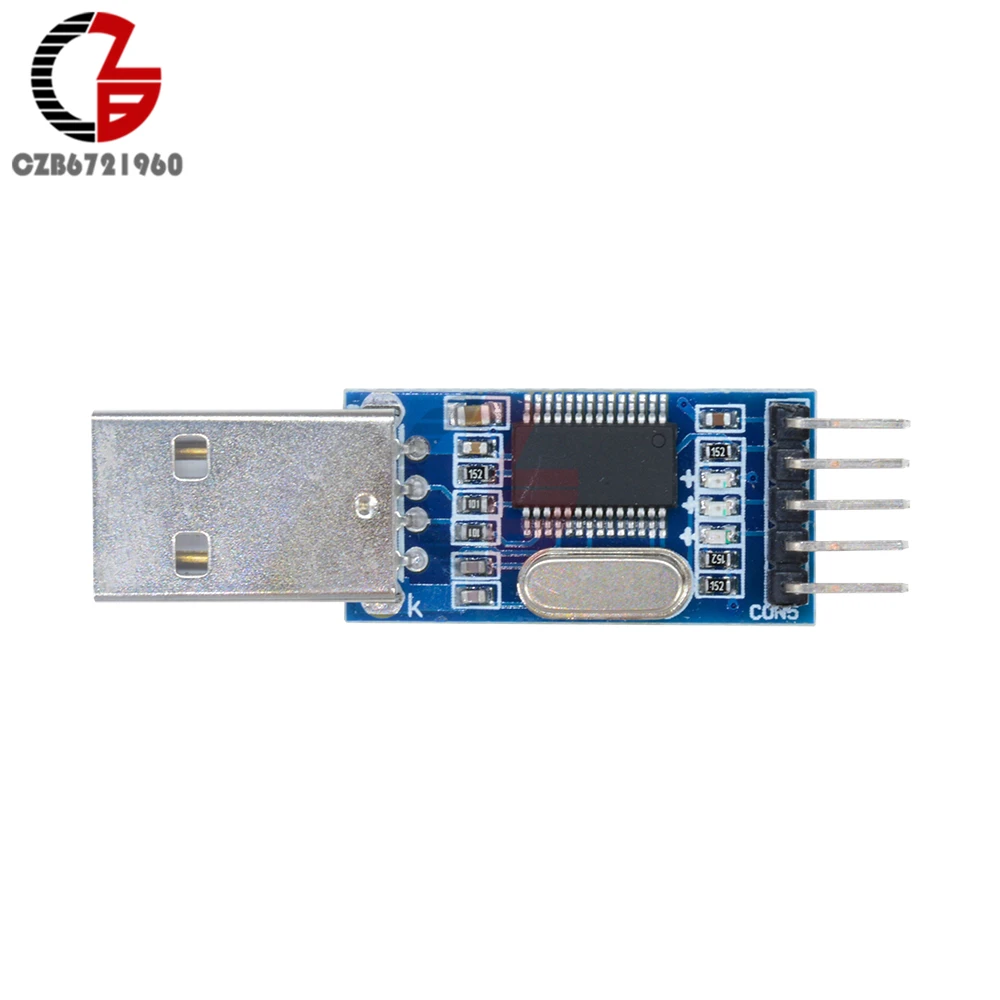 PL2303 USB к RS232 ttl PL2303HX плата загрузки ISP STC микроконтроллер конвертер адаптер модуль для Arduino с 4-контактным кабелем