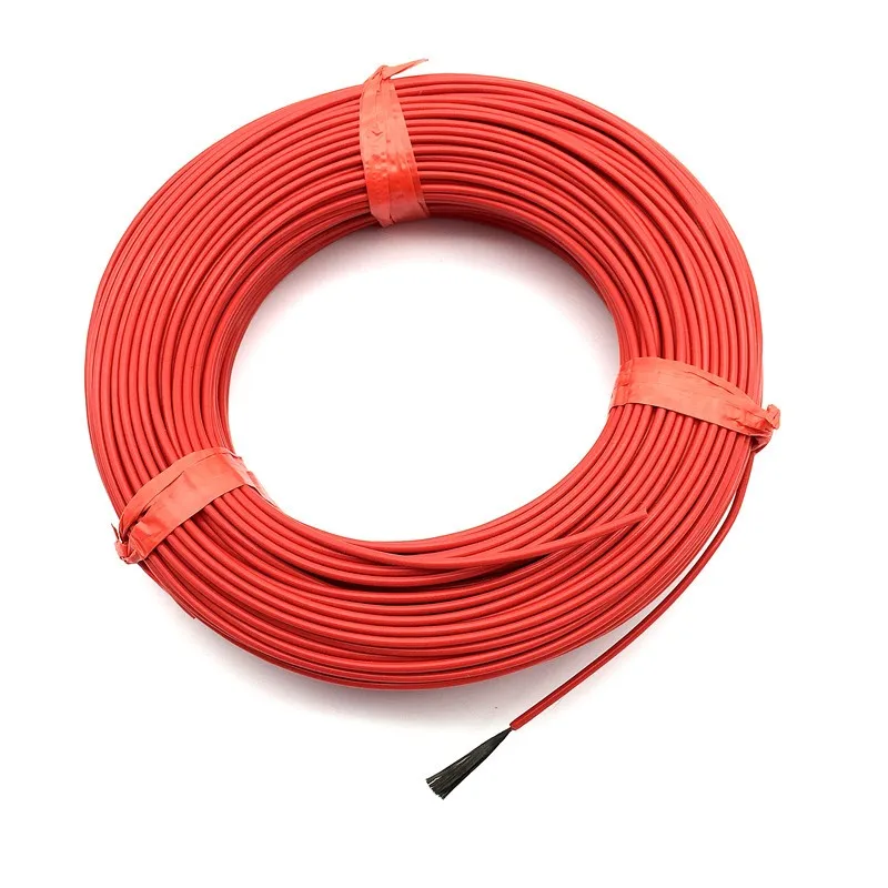 20 m 33 12 k ohm calefacción infrarroja suelo calefacción sistema de Cable 2,0mm PTFE Alambre de fibra de carbono suelo eléctrico línea engrosamiento FF46 20 m 33 12 k ohm calefacción infrarroja suelo calefacción sistema de Cable 2,0mm PTFE Alambre de fibra de carbono suelo eléctrico línea engrosamiento FF46