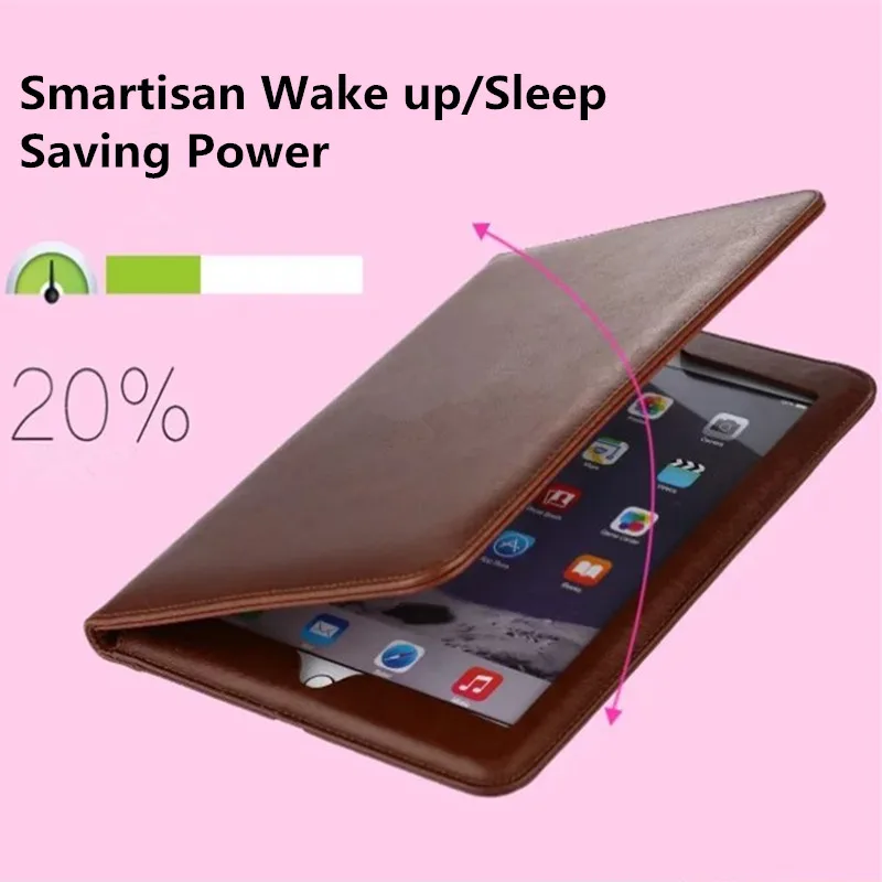 Magnetic Adsorption Flip Real Leather Tablet Cover Case For Apple iPad Pro 9.7 inch Protective Shell Coque Smart Handhold Fundas |