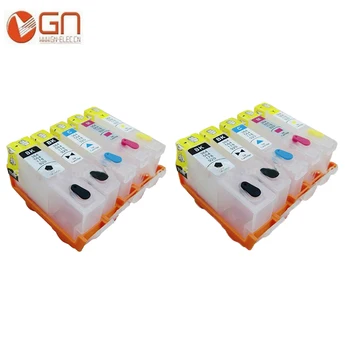 

GN 2sets/lot For Hp 364/564/178/920 Refillable Ink Cartridge Without Chip For Hp 5510 5515 6510 B010a B109a B109d B109f B110a