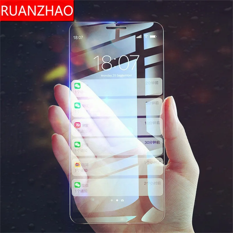 RUANZHAO 2.5D Tempered Glass For Xiaomi Mi A2 Lite A1 Redmi 5 Plus Note 4X 5A Prime Screen Protector Film Note5Pro | Мобильные
