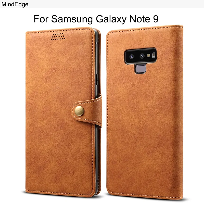 Flip Wallet Case for Samsung Galaxy Note 9 Case Leather Stand Card Slot Soft Back Cover 360 Shockproof Pouch for Samsung Note 9