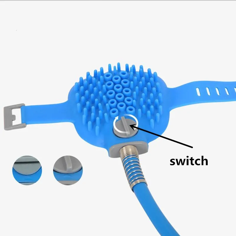 Инструмент для купания питомцев удобный массажер душевой инструмент чистящие моющие опрыскиватели для ванны щетка для собак товары для животных