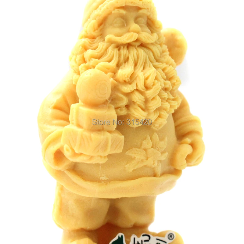 Skup Darmowa wysyłka Nicole R1234 3D ojciec boże narodzenie santa Claus forma do mydła foremka na świece DIY żywica, gliny rzemiosło formy pudding z galaretką formularz