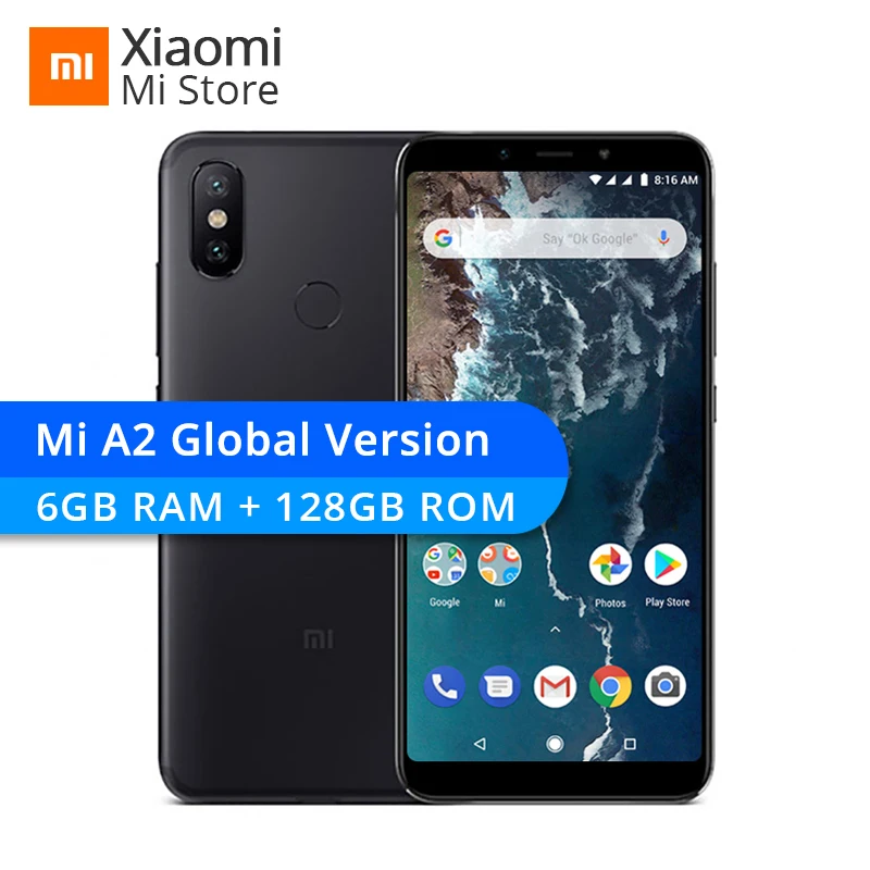 Глобальная версия Xiaomi Mi A2 6 ГБ Оперативная память 128 GB Встроенная мобильного