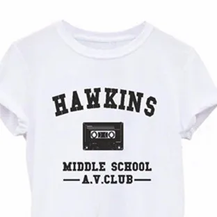 Hawkins Middle School AV Club Stranger Things Horror Fashion Gift Unisex T-shirt