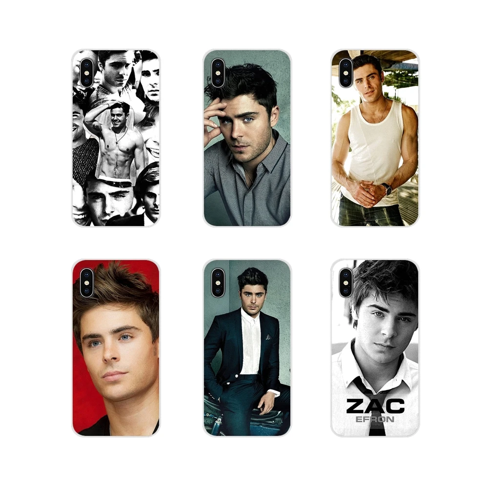 

Accessories Phone Cases Covers For Apple iPhone X XR XS MAX 4 4S 5 5S 5C SE 6 6S 7 8 Plus ipod touch 5 6 Zac Efron