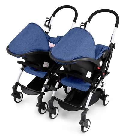 Tweeling Kinderwagen Lichtgewicht Afneembare Tweeling Wandelwagen + Baby Veiligheid Auto Set Bebe Gemelar 3C|seat car seats|seat seatseat for baby - AliExpress
