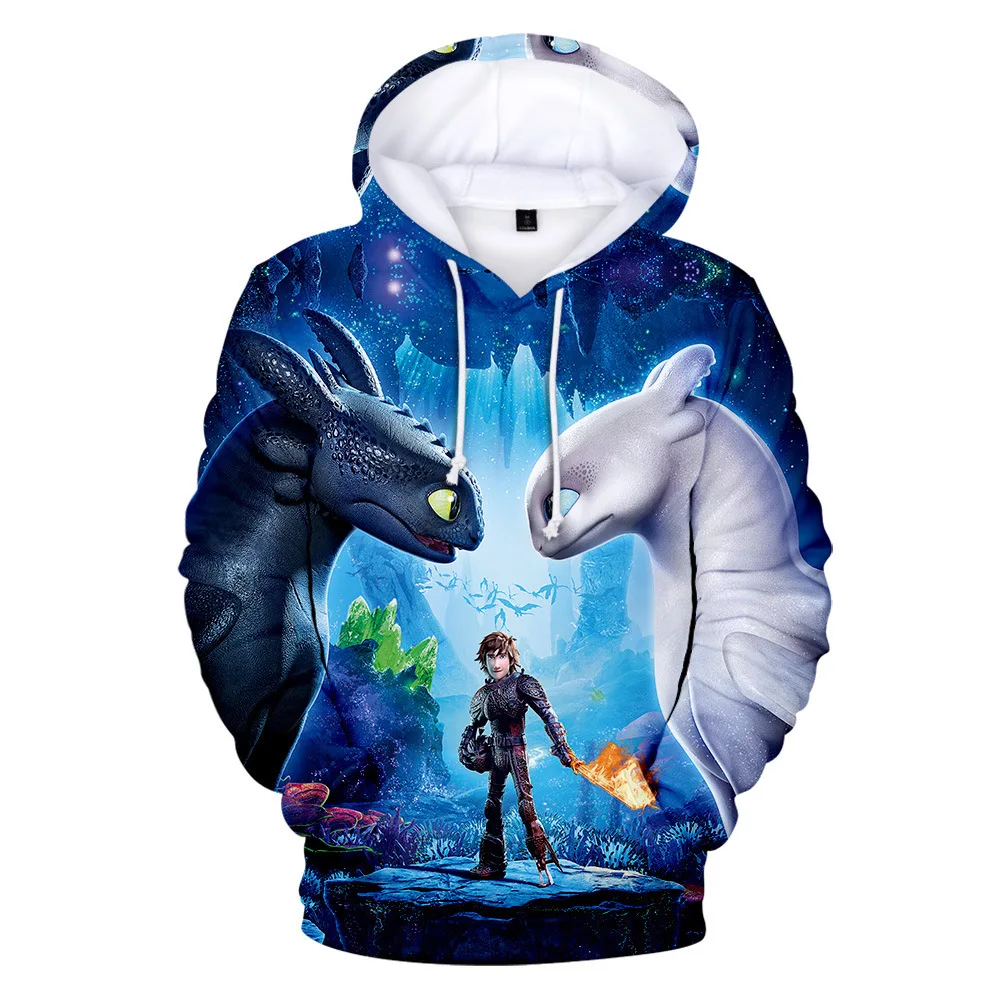 

Toothless 3D Print Children Hoodies Spring Autumn Thin Sweatshirt Kids How to Train Your Dragon Boys Girls Hooded Pullover Tops