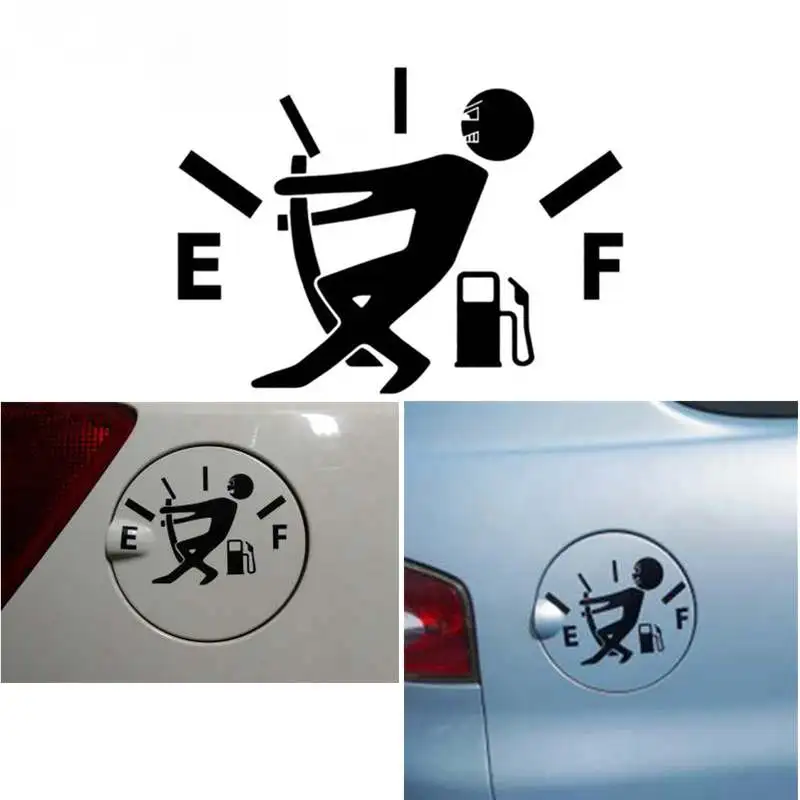 

car stickers and decals car stickers styling 12CM*9CM High Gas Consumption Decal Fuel Gage Funny Vinyl Car Stickers Fuel tank