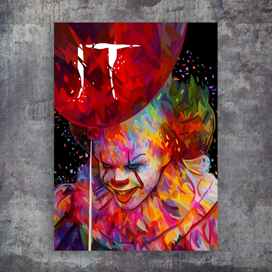 

Detective Comics Supervillain Joker Nordic Poster And Print Wall Art Canvas Painting Wall Pictures For Living Room Home Decor