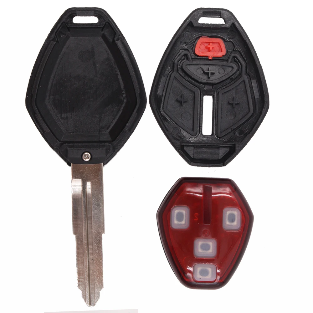 KEYECU CAR REMOTE KEY FOB 4 BUTTON 313.8MHZ ID46 CHIP FOR2007 -2012 MITSUBISHI GALANT ECLIPSE FCC ID: OUCG8D-620M-A