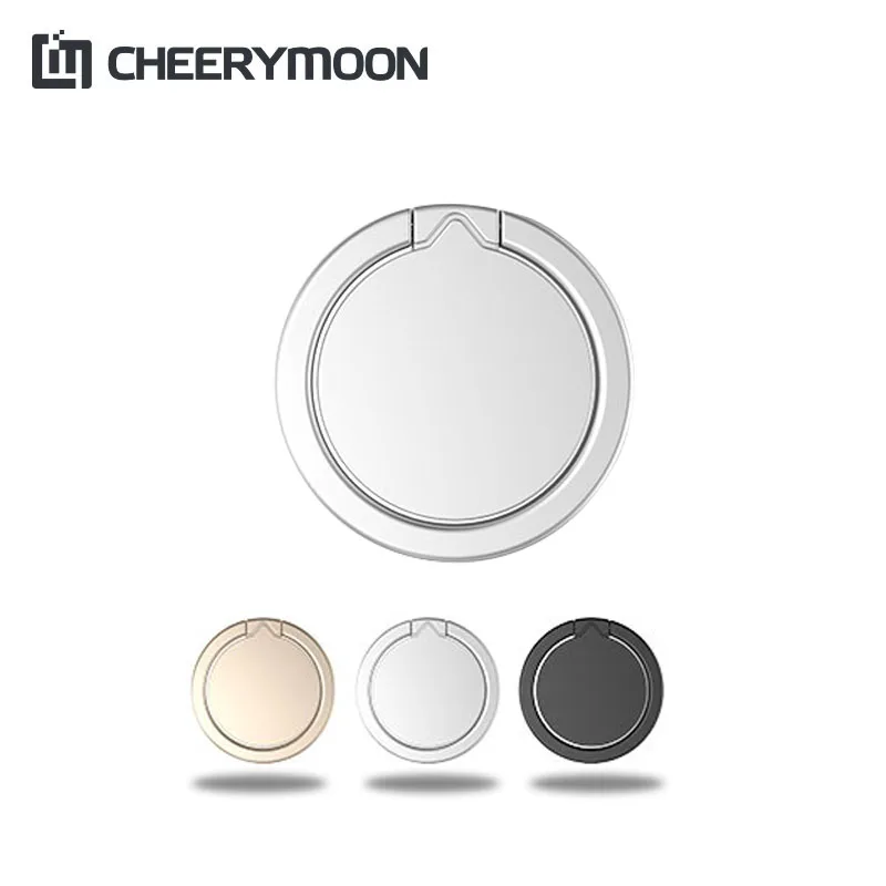 CHEERYMOON Label Holder Universal Mobile Phone Stand IRE Metal Finger Grip For iPhone 8 X Ring Samsung S8 Bracket AE Saver Ship