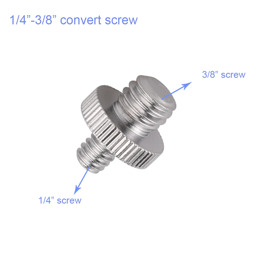 Стандартный винт-адаптер со штыревыми соединителями 1/"-3/8" для штатива для камеры, светильник-стойка, триггер для вспышки, аксессуары для фотостудии
