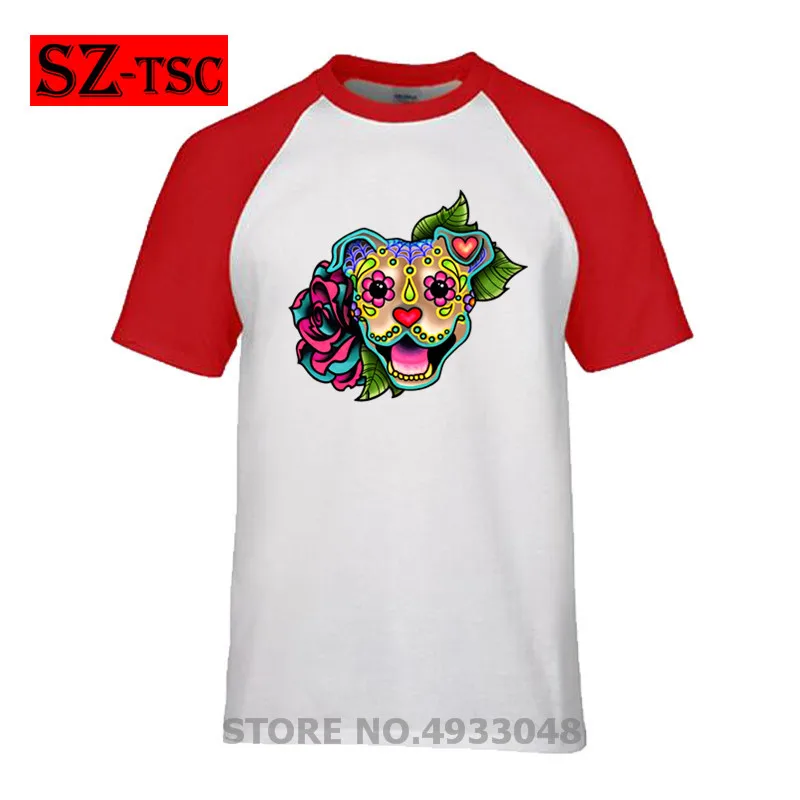 Bull Skull Day Of The Dead Men/'s Novelty T-Shirt