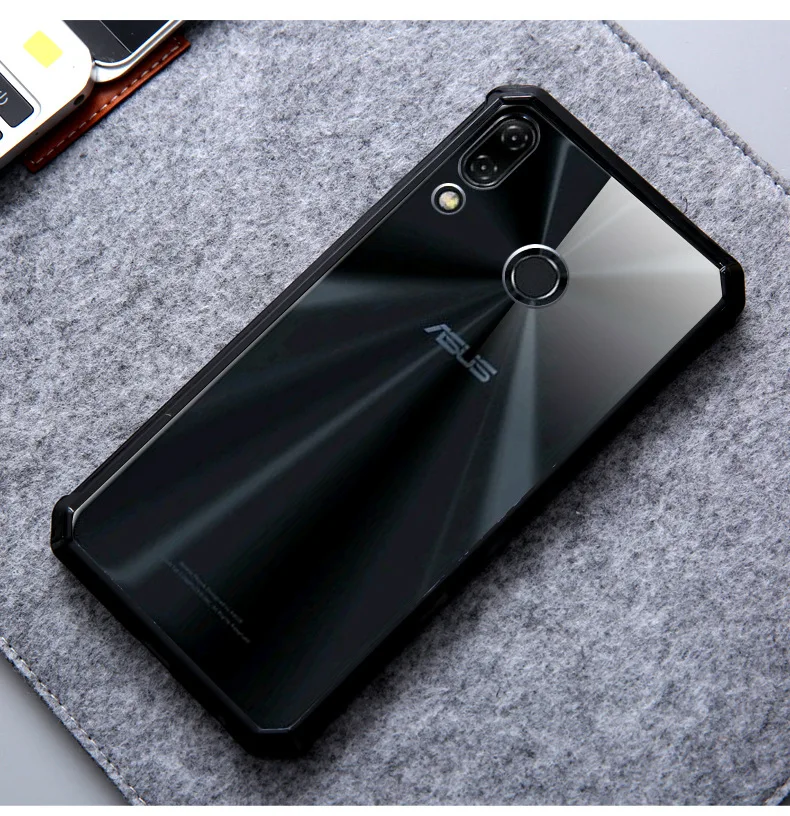 Кристально гибридный бампер для Asus ZenFone 5z ZS620KL / Zenfone 5 2018 дюйма ZE620KL _ x00qd прозрачный
