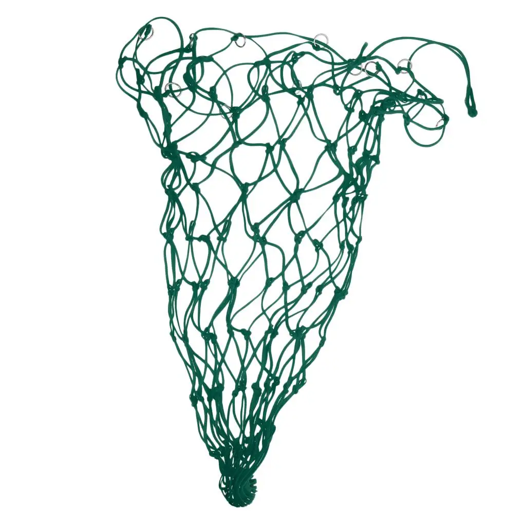 Horse Slow Feed Hay Net Bag Braided Nylon Horse Haylage Mesh Feeder