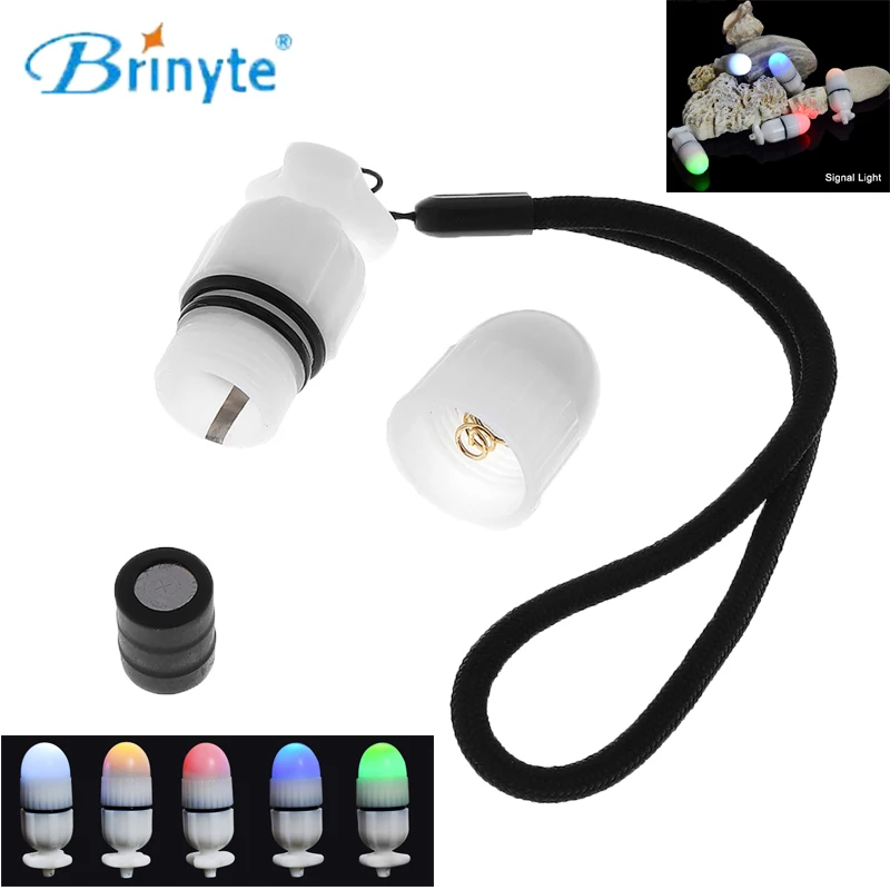 Brinyte Mini Torpedo Lights 5 Colors Night Dive Marker Warning Signal