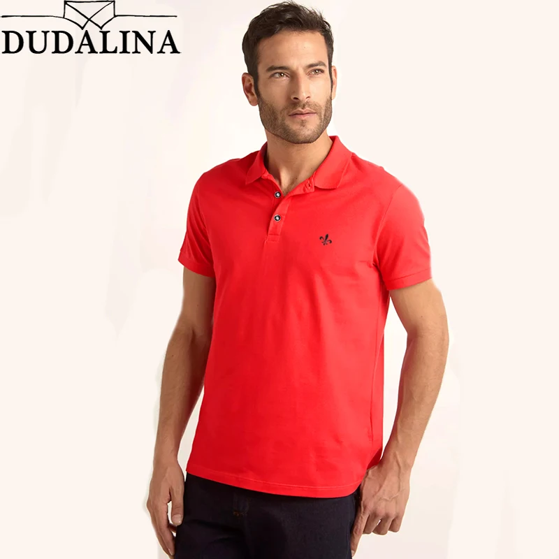 

Dudalina Polo Shirt 2019 Men Summer Short Sleeve Casual Polo Shirt Men Solid Color Business Brand Pure Solied Polo Shirts Men