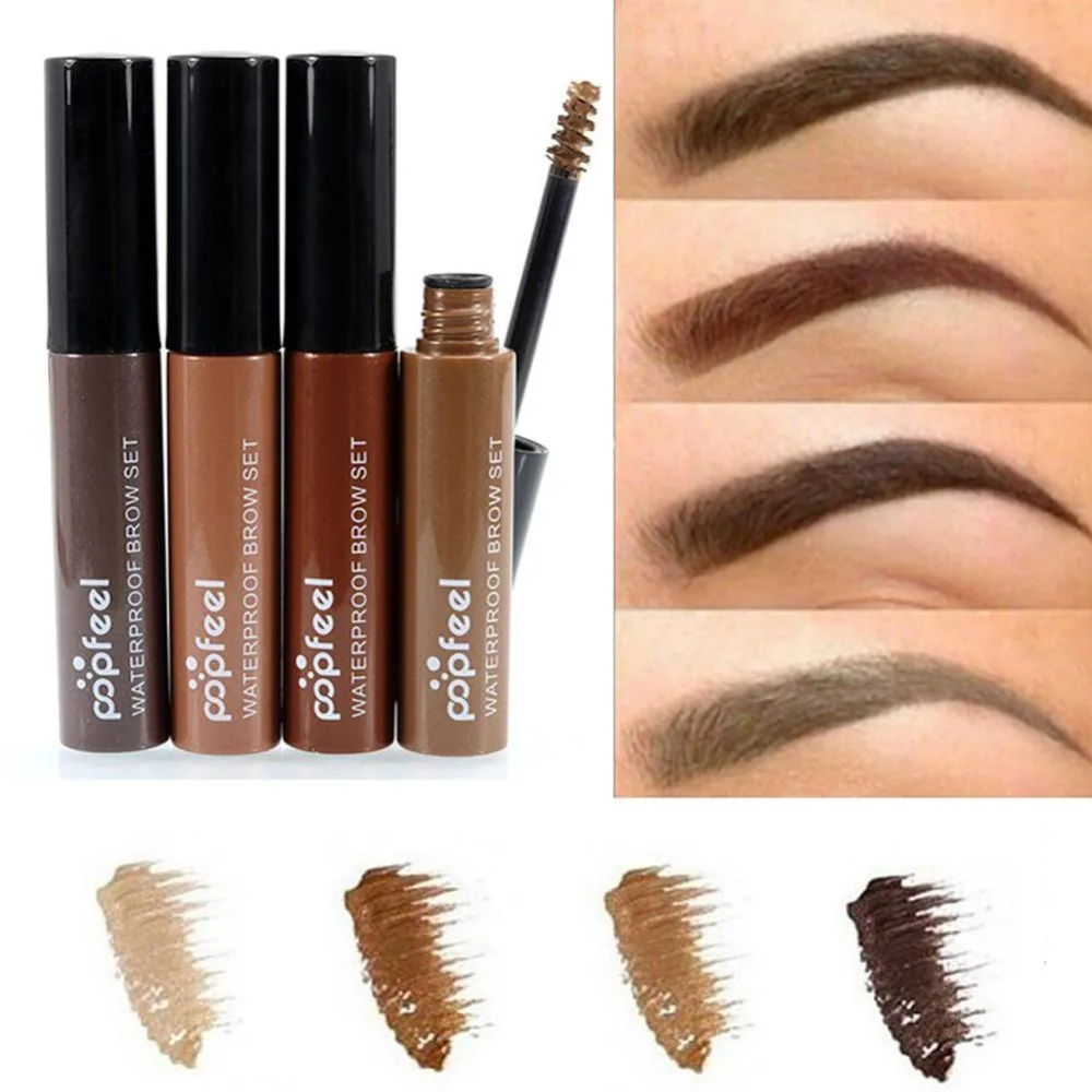 

Brand Cosmetics Eye Makeup Colored Pencils Eyebrow Enhancer Gel Brown Black Coffee Waterproof Henna Eyebrows Color Cream