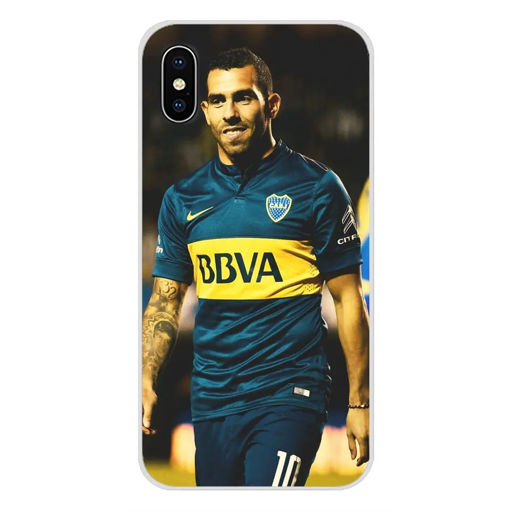 Boca Juniors для Apple IPhone X XR XS MAX 4 4s 5 5S 5C SE 6 6 S 7 8 Plus ipod touch 5 6 Аксессуары чехлы для телефонов