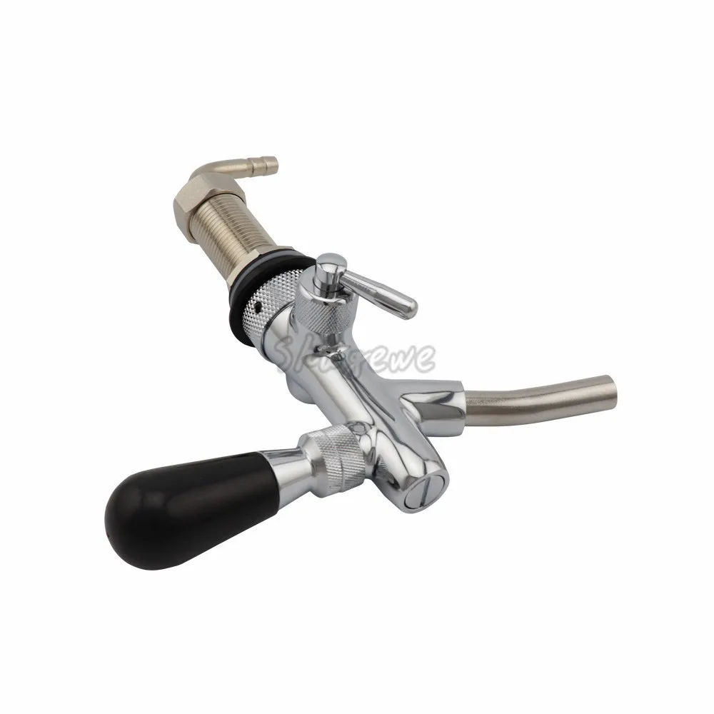 Home brew Draft Beer tap faucet G58 Thread Adjustable Faucet with 75mm Long Shank Keg Tap Spout Beer Dispenser Tap (17)