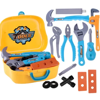 

14 Pcs/19 Pcs Children Pretend Play Anti-stress Toys Kids Workbench Repairing Tool Toy Kit