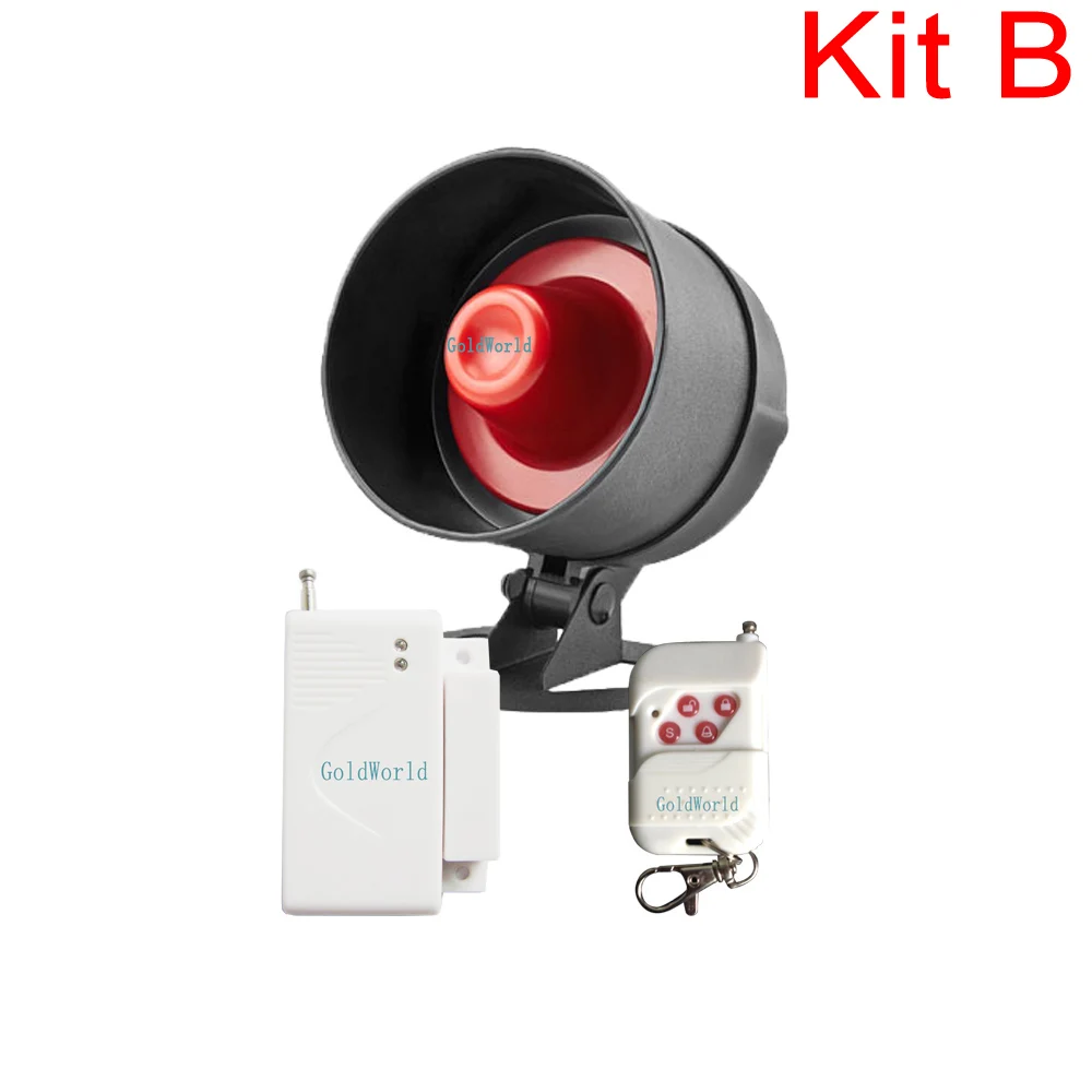 

The Alarm Siren Speaker Loudly Sound Alarm System Kits Wireless Home Alarm Siren Security Protection System