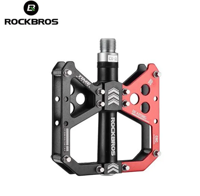 

ROCKBROS CNC Cycling Bike Bicycle Pedals Mountain Pedal anti-slip MTB Flat Pedal Bike Riding Ultra-light Pedal Bicycle Bike Part