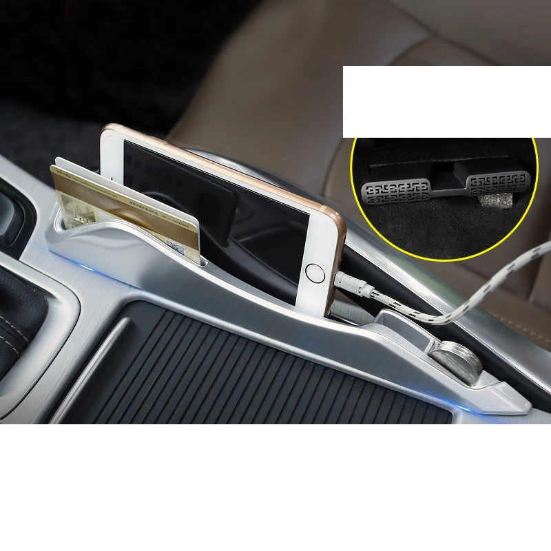 

Lsrtw2017 Abs Car Interior Armrest Storage Box Strip Trims for Geely Boyue 2016 2017 2018 2019 2020
