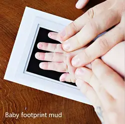 Экологически чистый Бесконтактный отпечаток руки ребенка отпечаток отпечатка ноги комплект родитель-ребенок ручная подушечка с