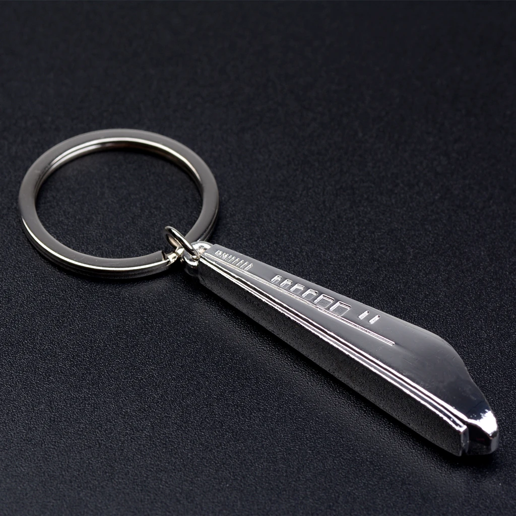 Брелок для ключей в форме поезда серебристого цвета|key holder|pendant keychainring key |