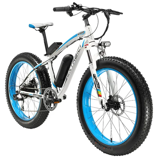 Cyrusher XF660 4,0 с толстыми покрышками электровелосипед 500 Вт 48 V 10.4ah 7 скоростей механический дисковый тормоз с регулируемый руль велосипедного фонаря