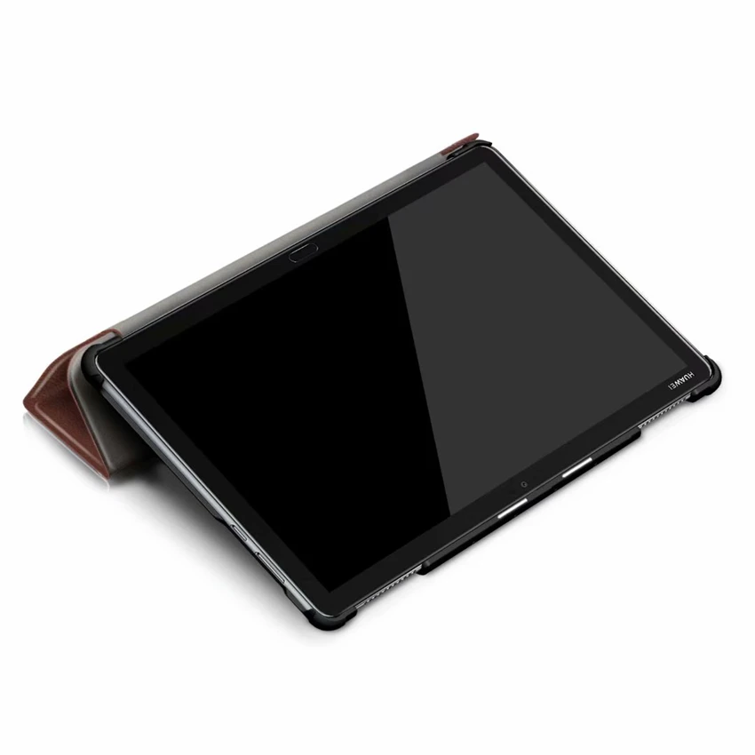 T5 10 из искусственной кожи чехол тонкий 10,1 ''ударопрочная Защитная Подставка для huawei MediaPad T5 10 Smart Wake Up Tablet PC чехол Funda