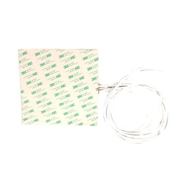 

190*190*1.5mm 24V 300W Heat Bed for 3d printer adhesive 1 side 100k thermistor center 1000mm lead wire