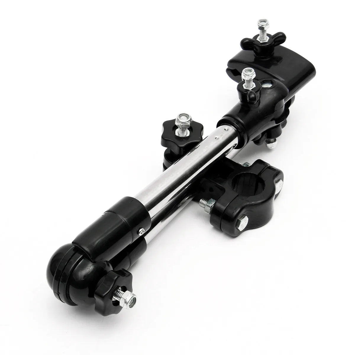 Umbrella Stand Baby Car Supporter Connector Holder Pipe Bar Attachment Clamp Wheelchair Scooter