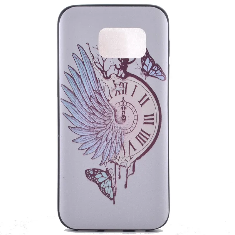 TOMKAS Soft Silicone Case For Samsung Galaxy S7 S7 Plus Slim Cat Butterfly Cover Coque For Samsung Galaxy S7 Edge Case TPU