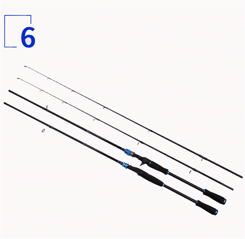 3 шт./компл. 1,8 м 2,1 М удочка 2 секции приманка стержень из углеродистого волокна литые стержень хорошее качество удочка EVA ручка