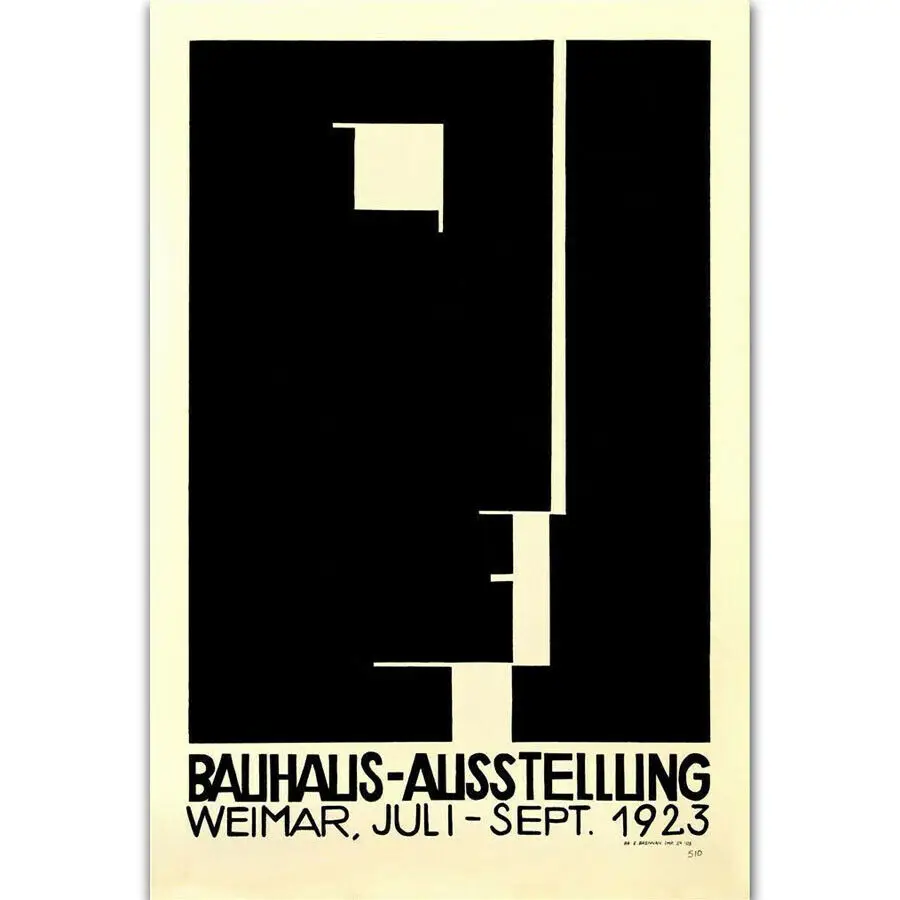 Q2431 постеры и принты Bauhaus Ausstellung 1923 Weimer выставка Custom художественный постер картина