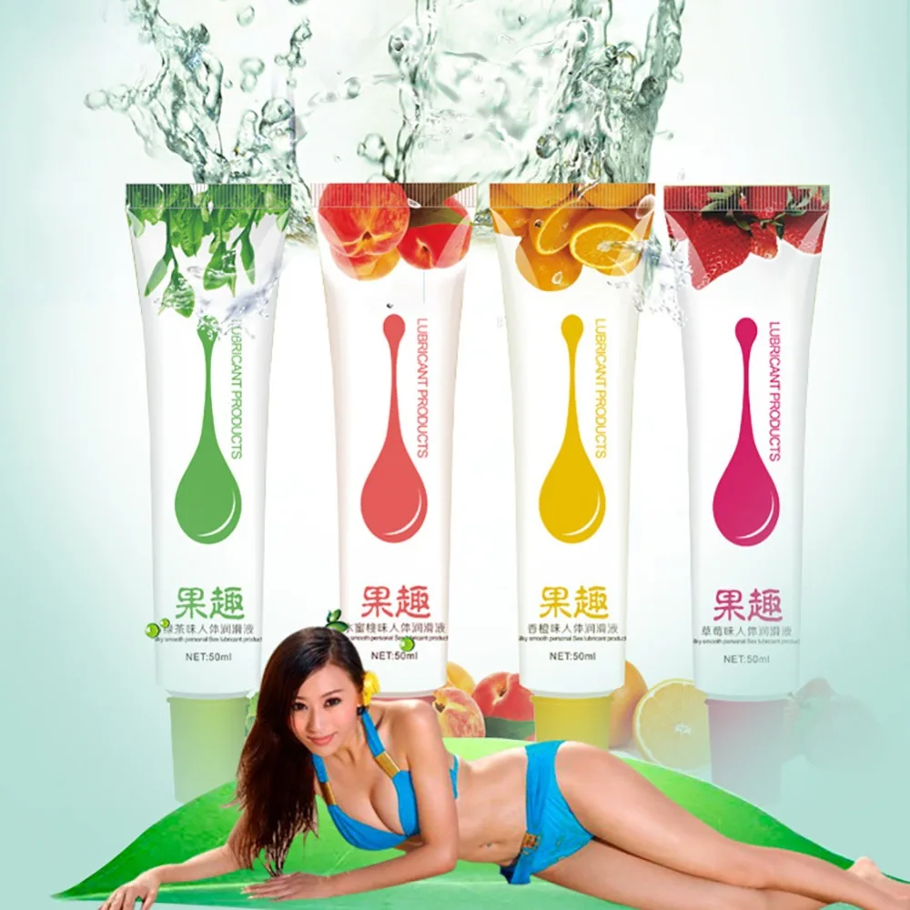 Lubricants Water-soluble Lubricants Fruity Oral Sex Lube Body Massage Oil Lubricant for Anal Sex Grease Oral Vaginal Love Gel 