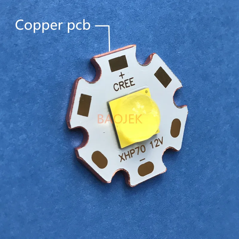 Cree XHP70.2 светодиодная лампочка 30 Вт 4292LM 6V12V светильник-вспышка cree Диод led diy мощный светильник для мотоцикла светильник для велосипеда светодиодные лампы