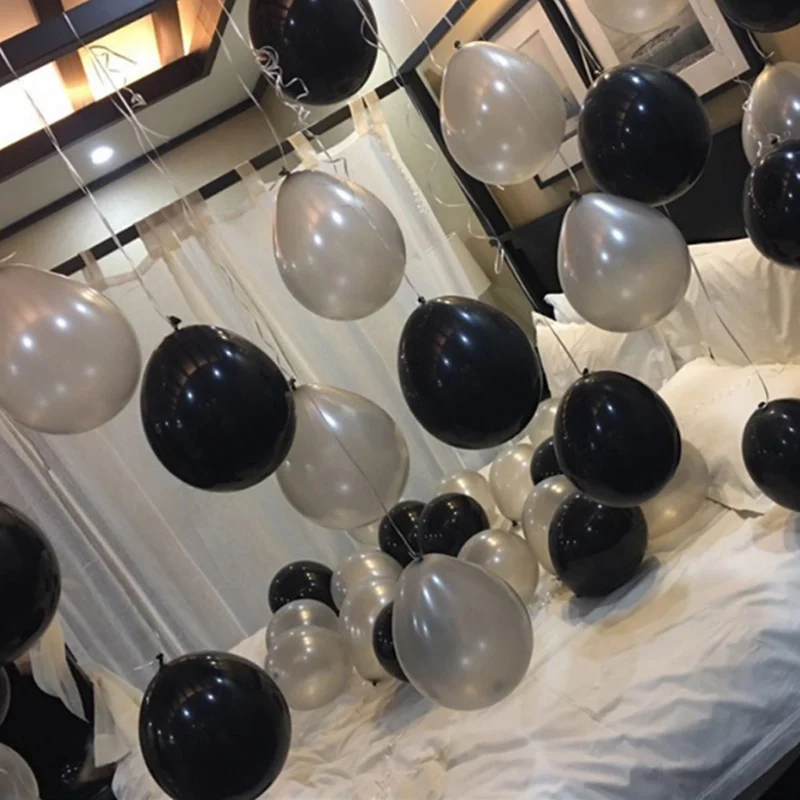 10 шт./лот 10 дюймов серебряные латексные шары 21 цвет гелиевый воздух шары Надувное свадебное украшение день рождения воздушные шары поставки
