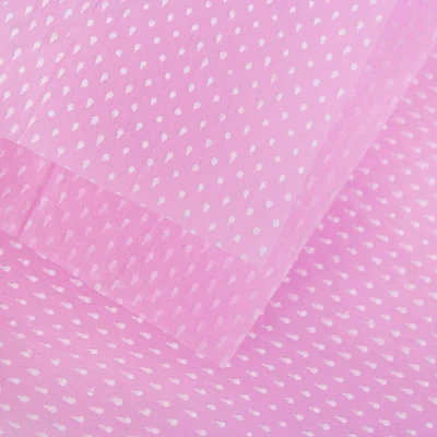 Бумажная оберточная бумага в горошек, Корейская упаковочная бумага для цветов, упаковочная бумага для цветов, хлопковая бумага s DIY, украшение для цветов, 20 шт./лот - Цвет: Розовый