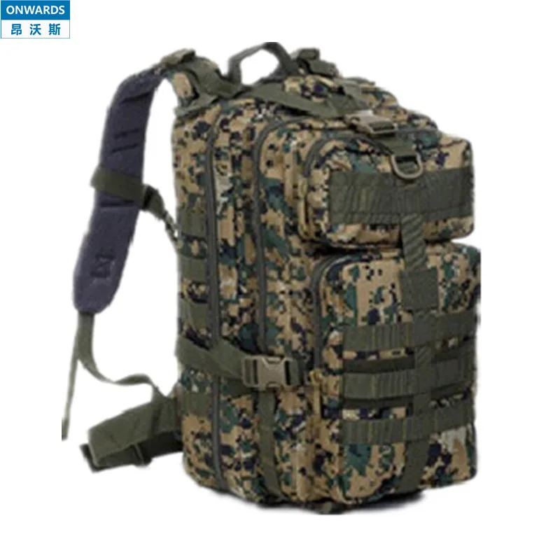 

ONWARDS Mens Outdoor 3P Attack Backpacks Camping Hiking Travel Assault Backpacks Marpat Camouflage Tactical Bag 30L Nylon Bolsa
