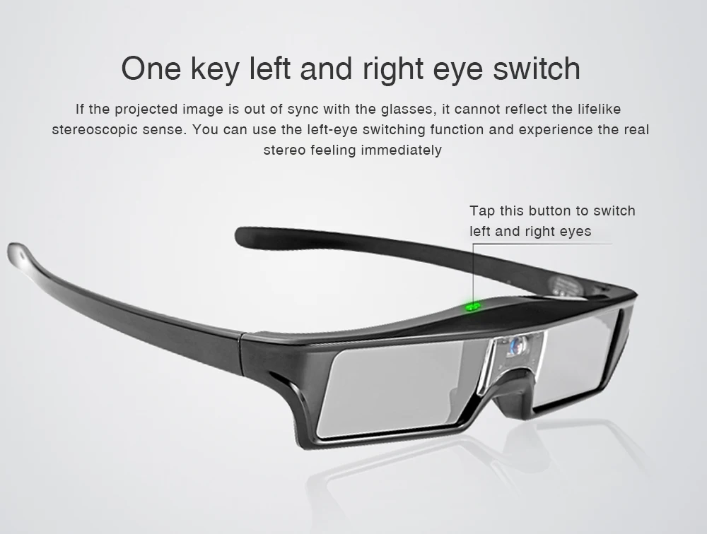 3D активные очки с затвором DLP-LINK 3D очки для ТВ все DLP проектор для Xgimi Epson samsung для Sony, Sharp acer BenQ Bluet
