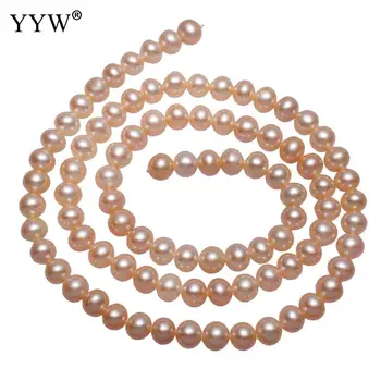 

Cultured Potato Freshwater Pearl Beads natural pink 4-5mm Approx 0.8mm