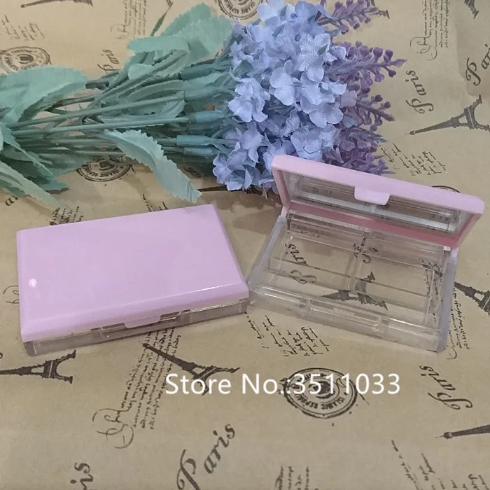 10 шт. 30 50 Пустые Квадратные розовые тени для век компактные Зеркальные