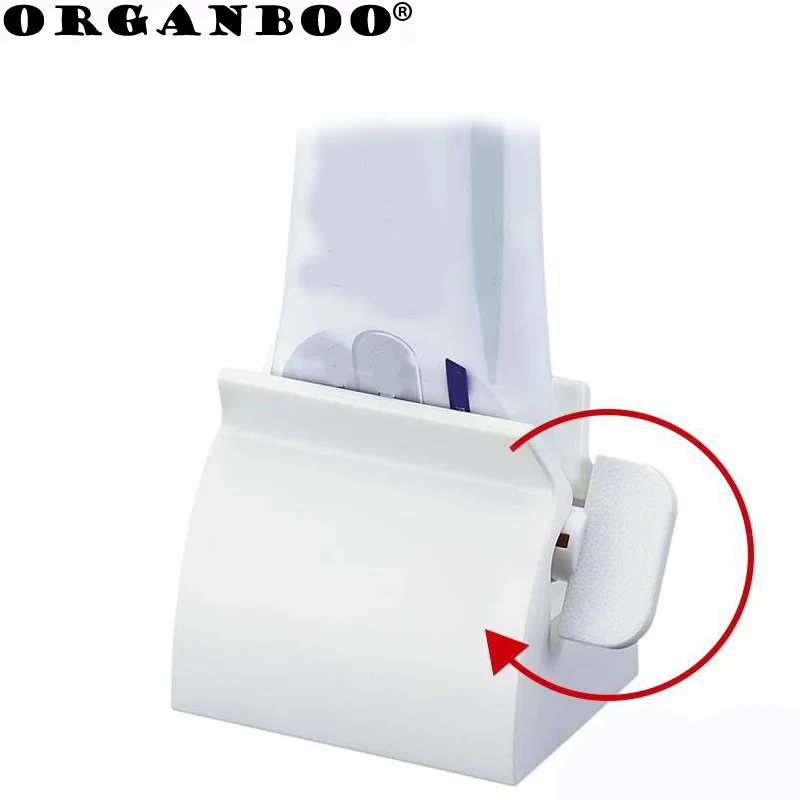 

ORGANBOO 1PC Multifunctional Bathroom Rolling Tube Squeezer Tooth Paste Squeezer Toothpaste Dispenser Bathroom Accessories